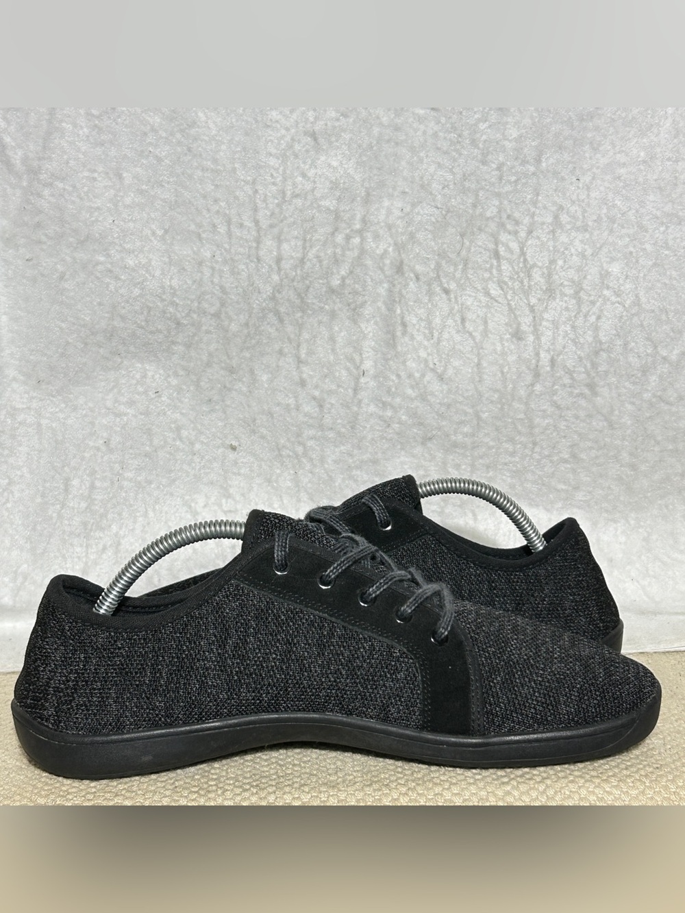 Whitin Mens Blk Knit Zero-drop Minimalist Running Barefoot Sneaker SZ EU 43 US 9 - Picture 6 of 11